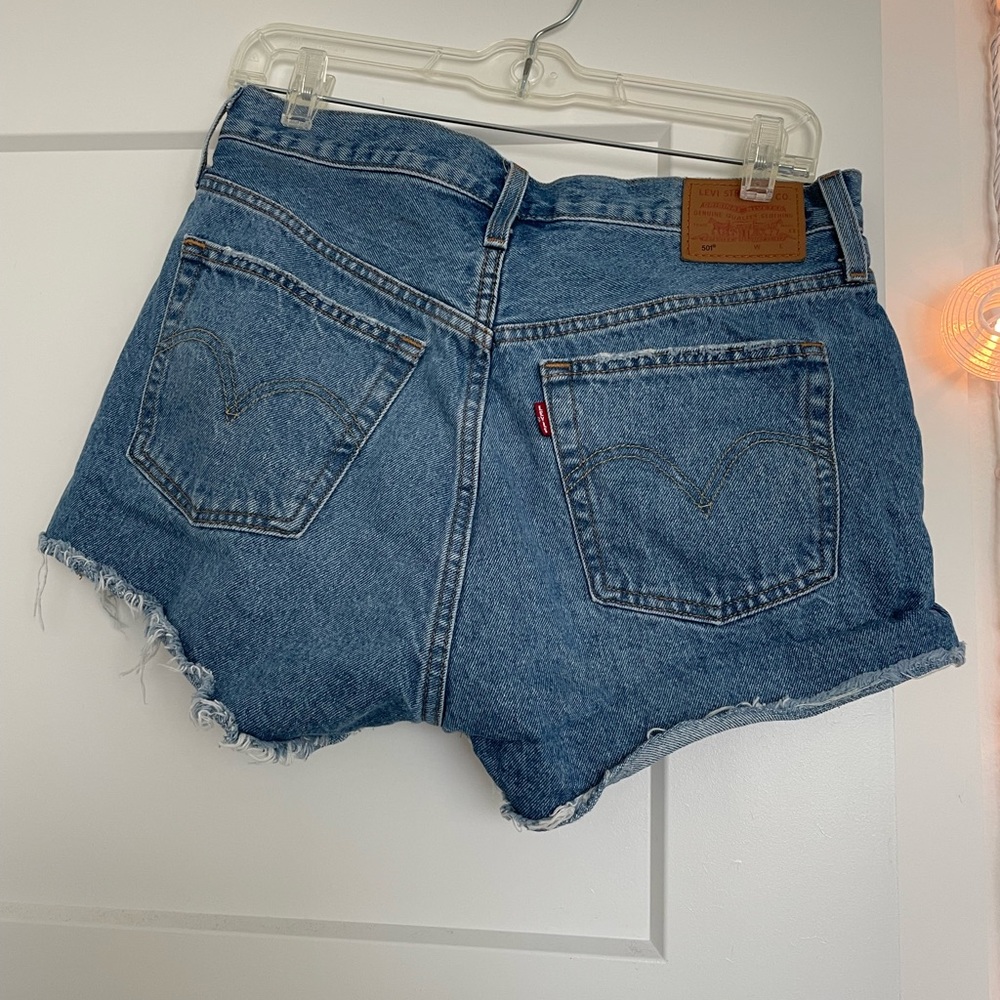 Levi High Waisted Button Up Shorts - image 2